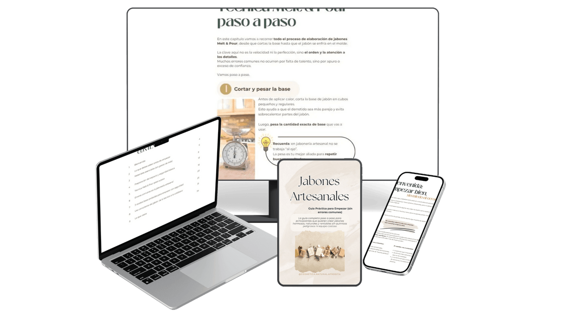Jabones Artesanales: Guía Práctica para Empezar